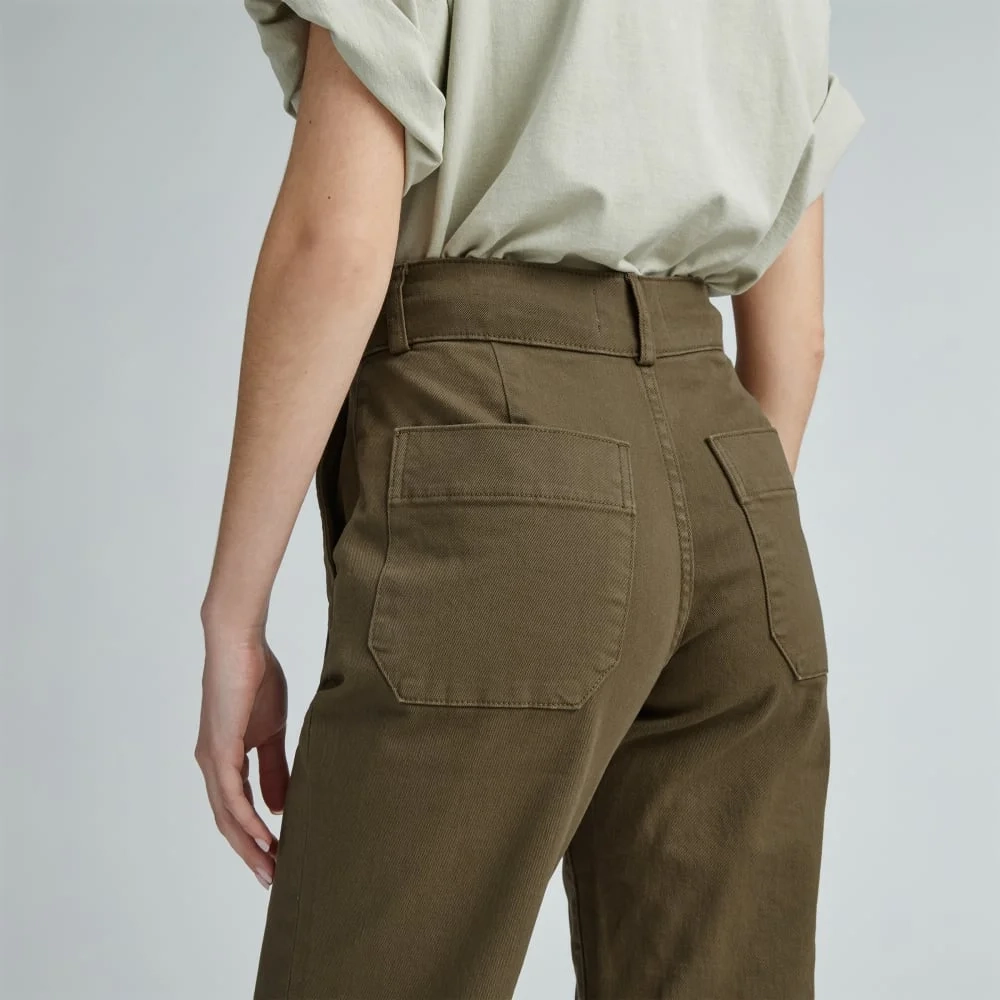 The Organic Straight-Leg Pant | Beech (2)