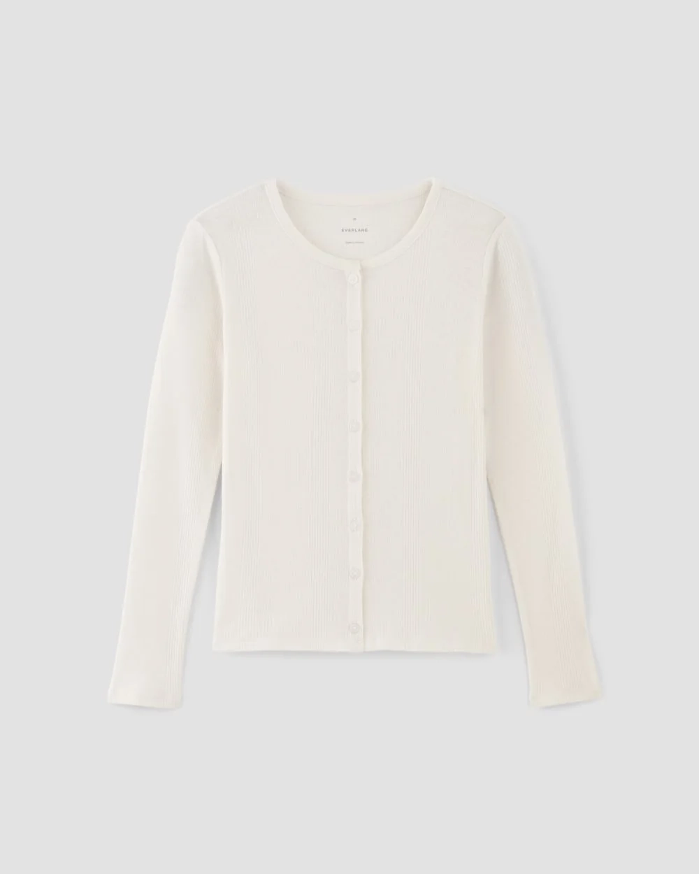 The Vintage Rib Cardigan | Bone (2)