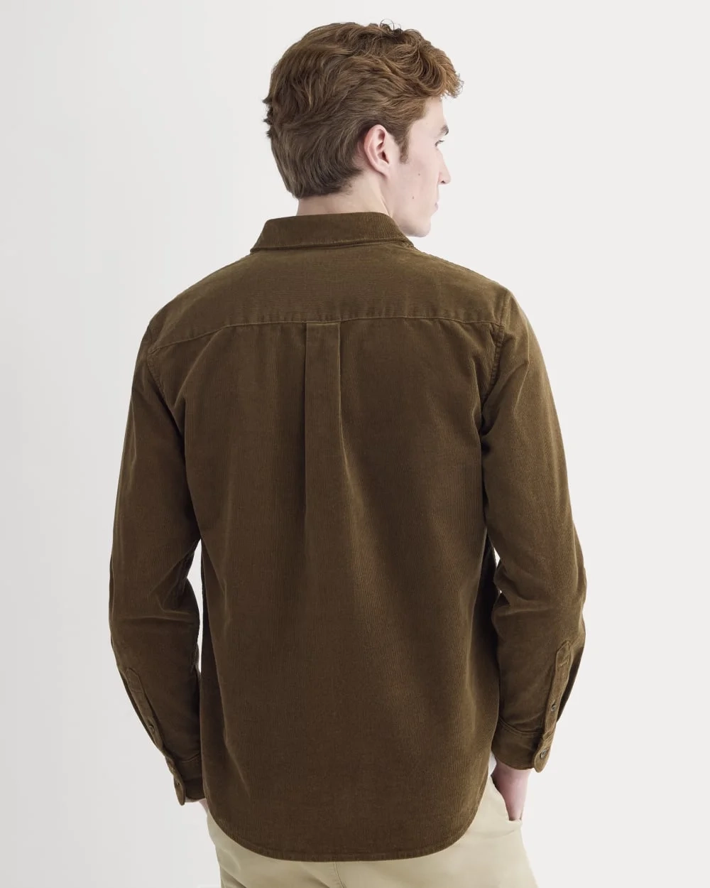 The Classic Shirt in Corduroy | Cocoa (2)