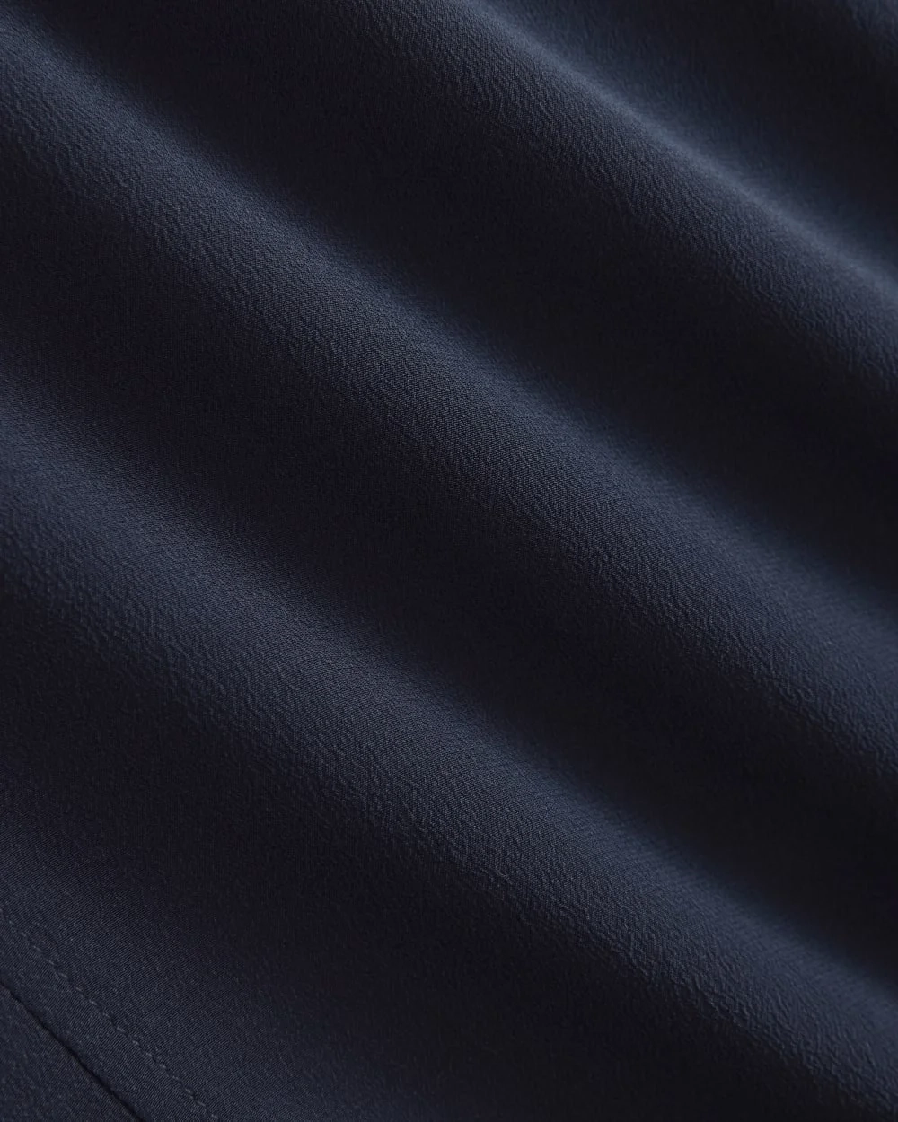 Dolman Top in Washable Silk | Navy (2)