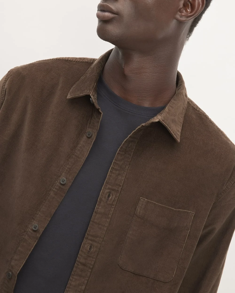 The Relaxed Corduroy Shirt  | Cocoa (2)