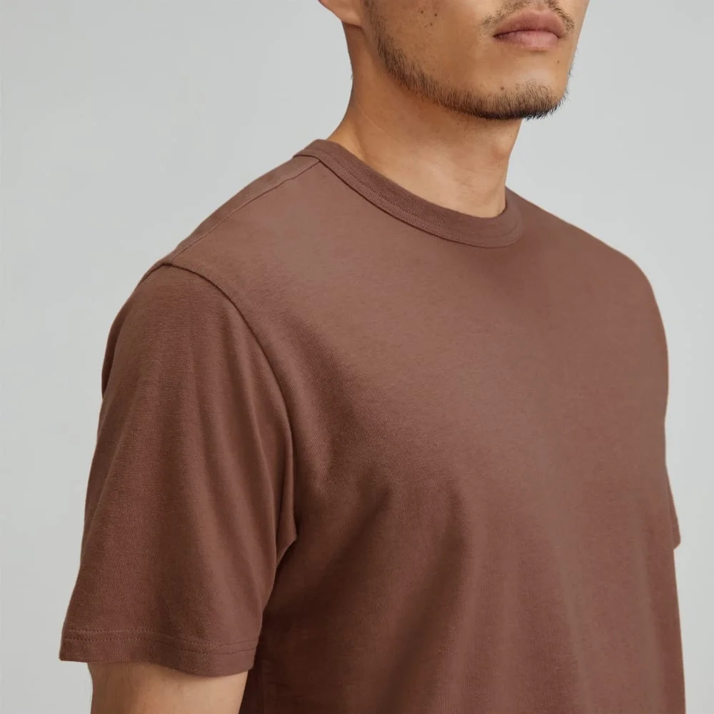 The Everyone Relaxed Hemp Tee | Carob Brown (2)