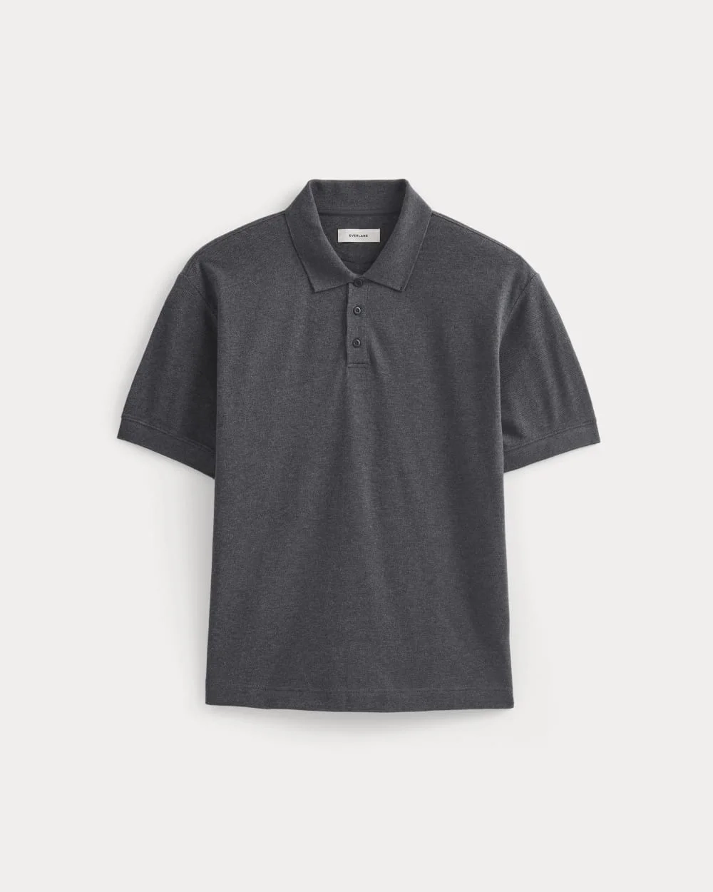 Classic Piqué Polo | Heathered Graphite (3)