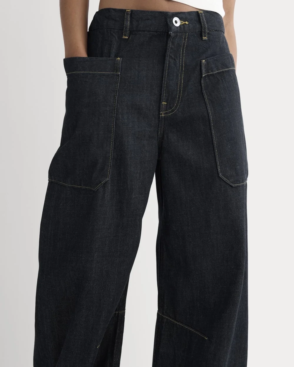 The Gardener Pull-On Jean | Dark Indigo (2)