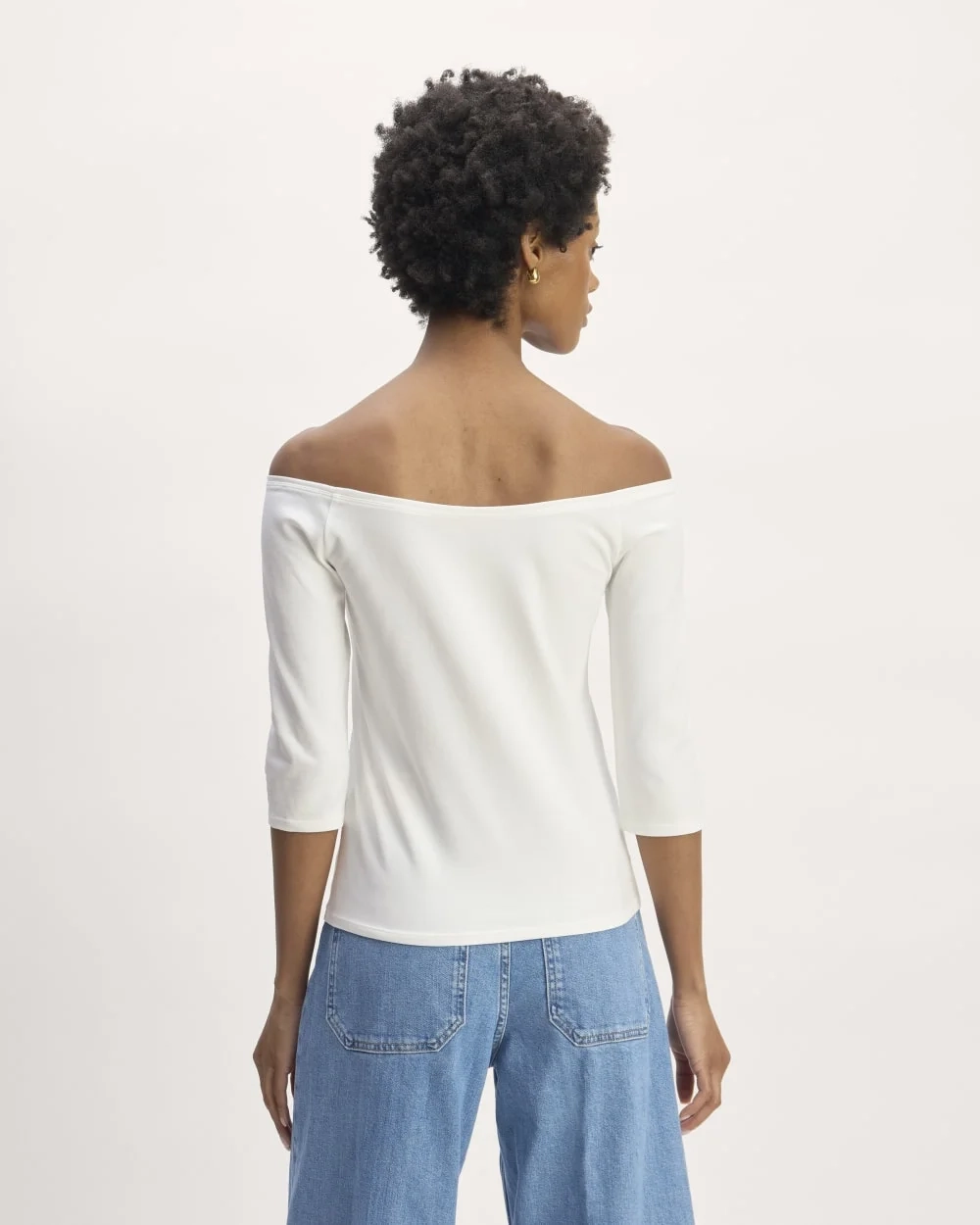 The Form Off-Shoulder Top | White (2)