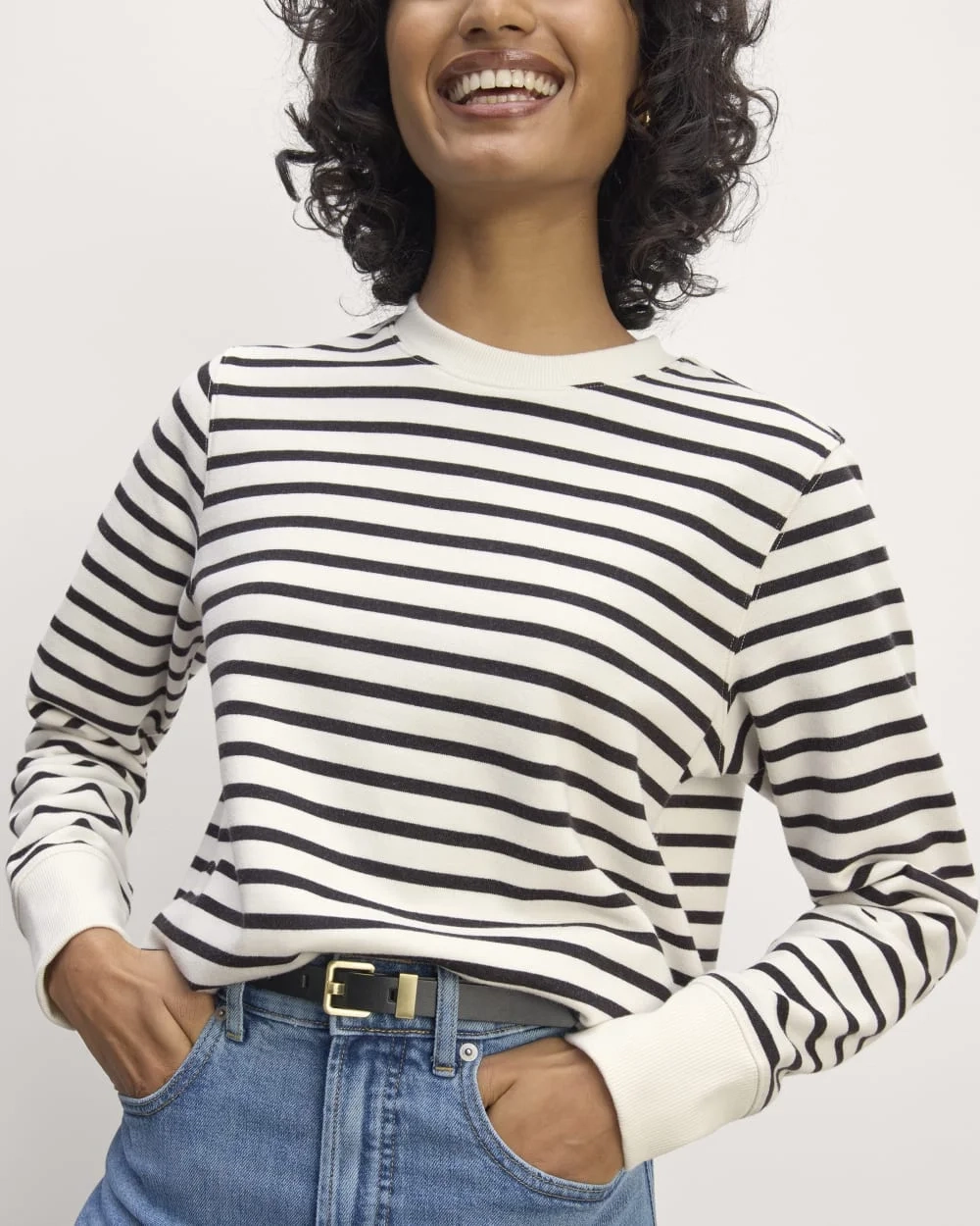 The Off-Duty Terry Crew | Bone / Black (2)