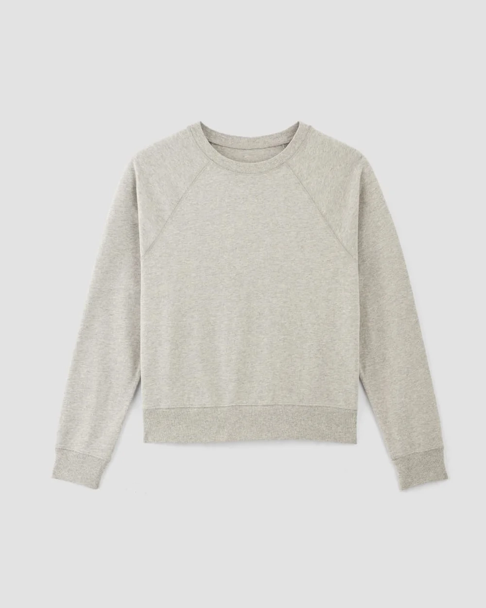 The Off-Duty Long-Sleeve Tee | Pale Heather Grey (2)