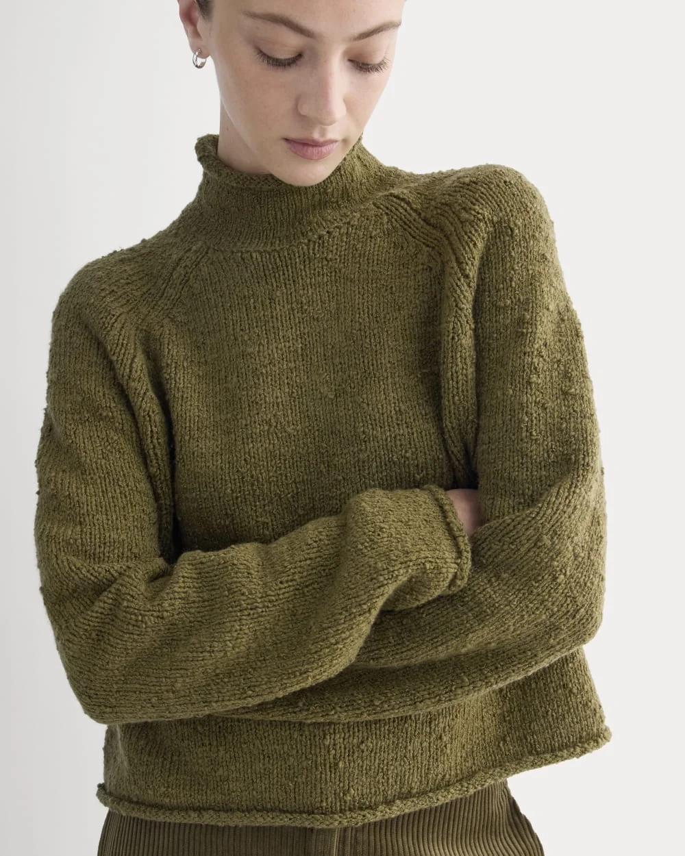 Rollneck Sweater | Olive (2)
