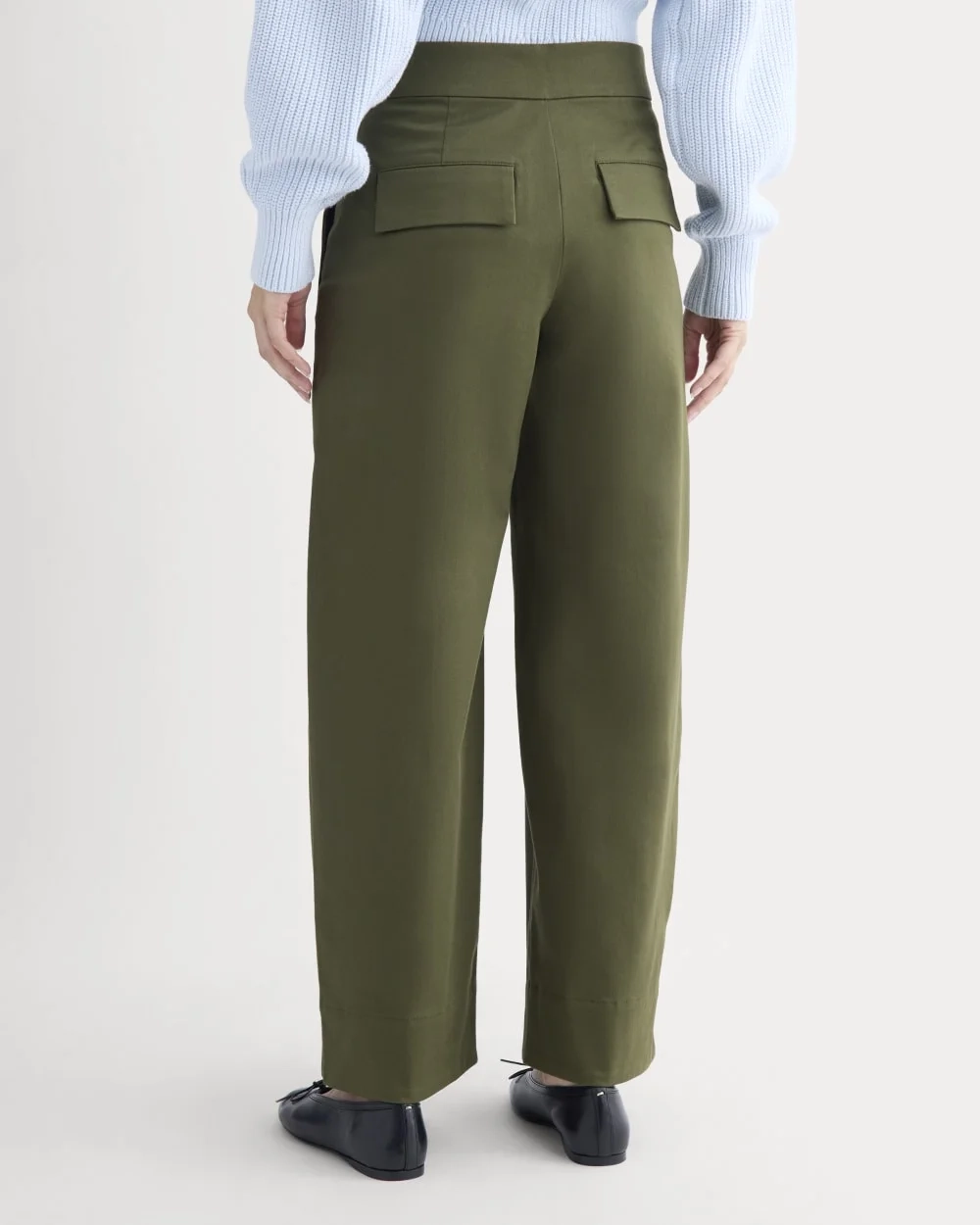 Seamed Balloon Pant | Olive Night (2)