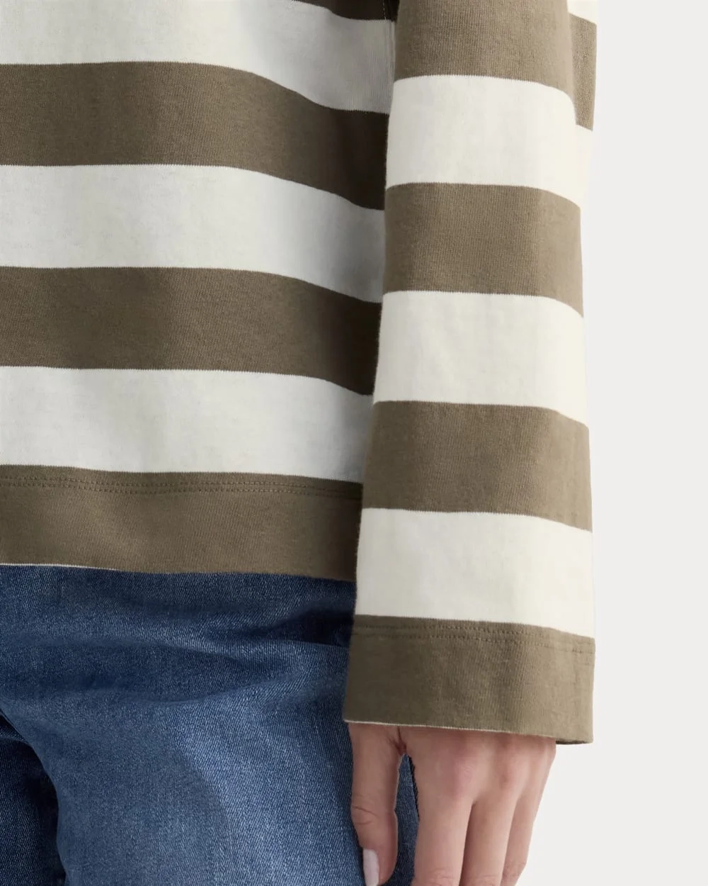 The Mariner Rugby Top | Deep Taupe / Bone (2)