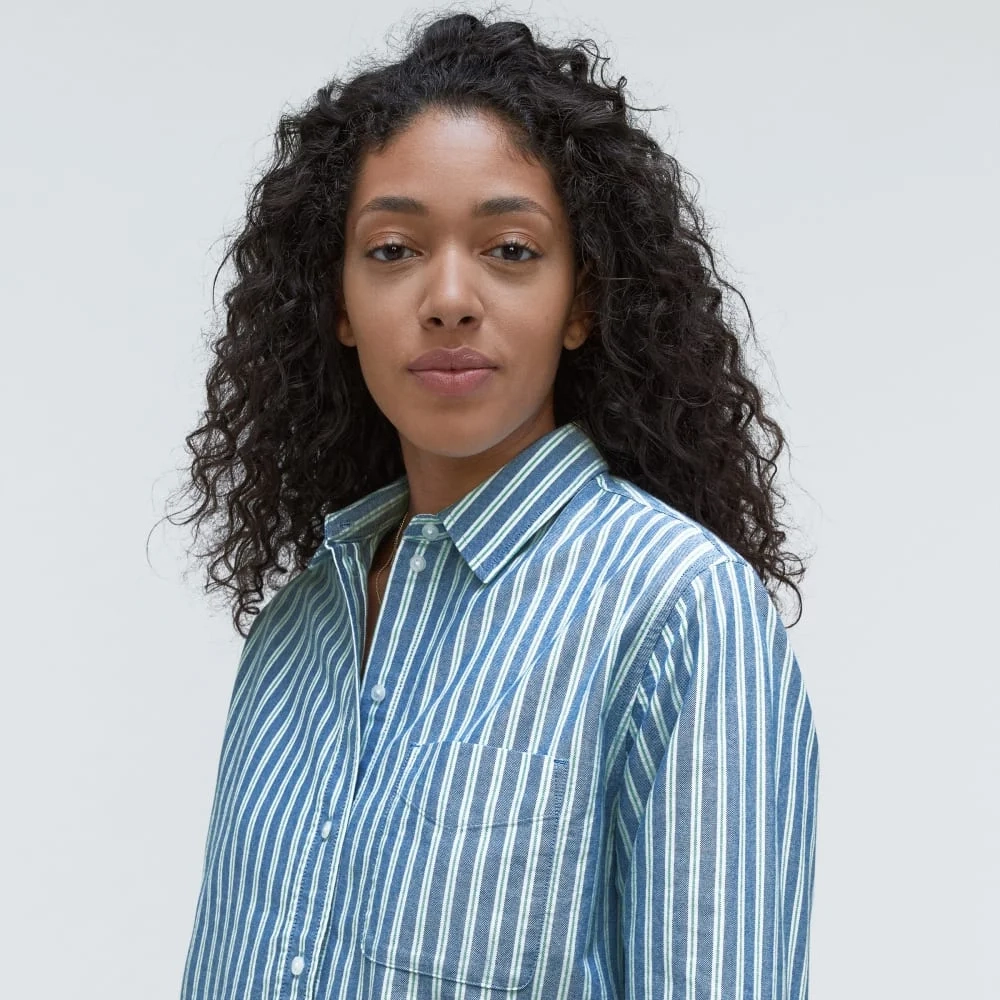 The Must-Have Oxford Shirt | Lapis Blue / Bright Jade / Optic White (2)