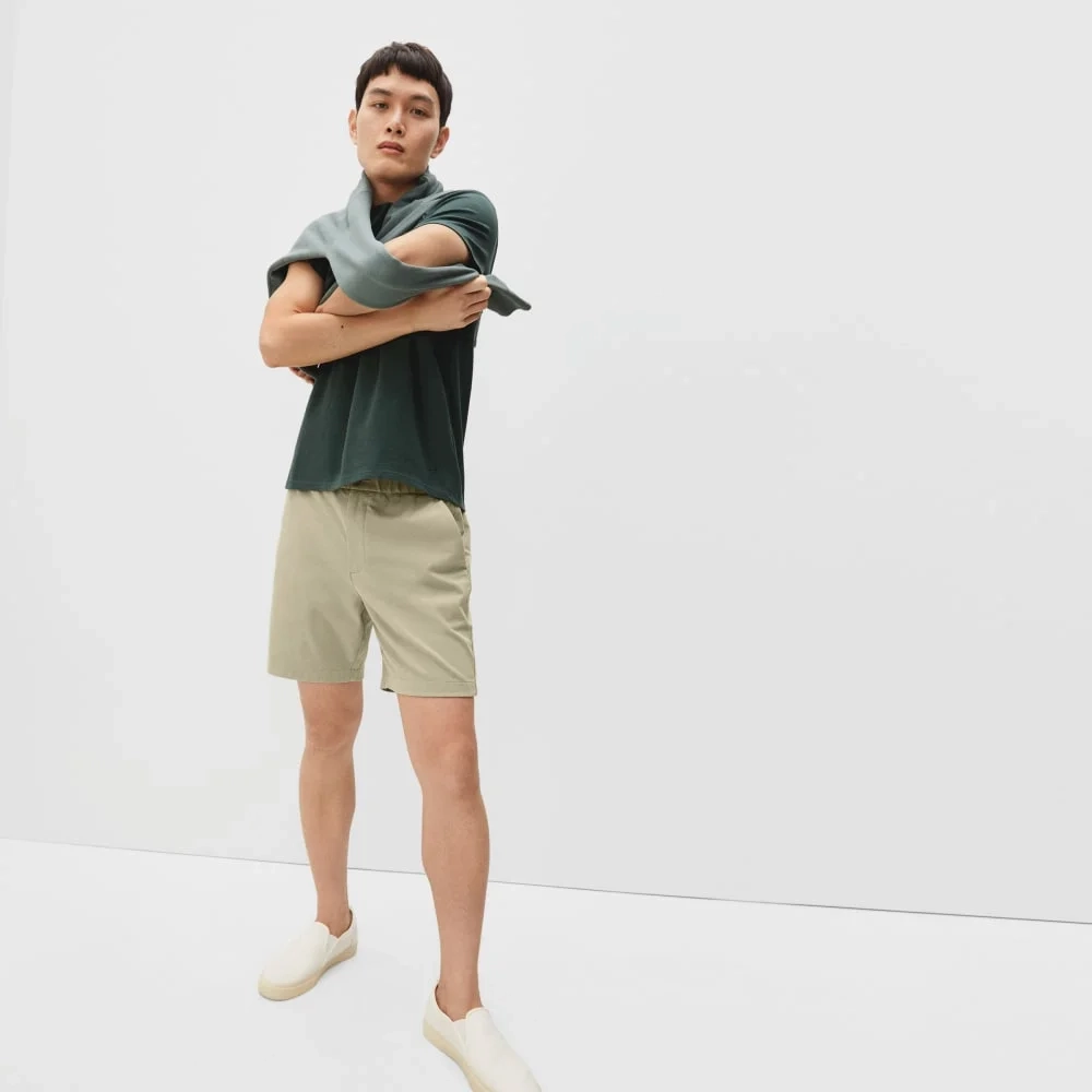 The Pull-On Performance Chino Short | Khaki (2)