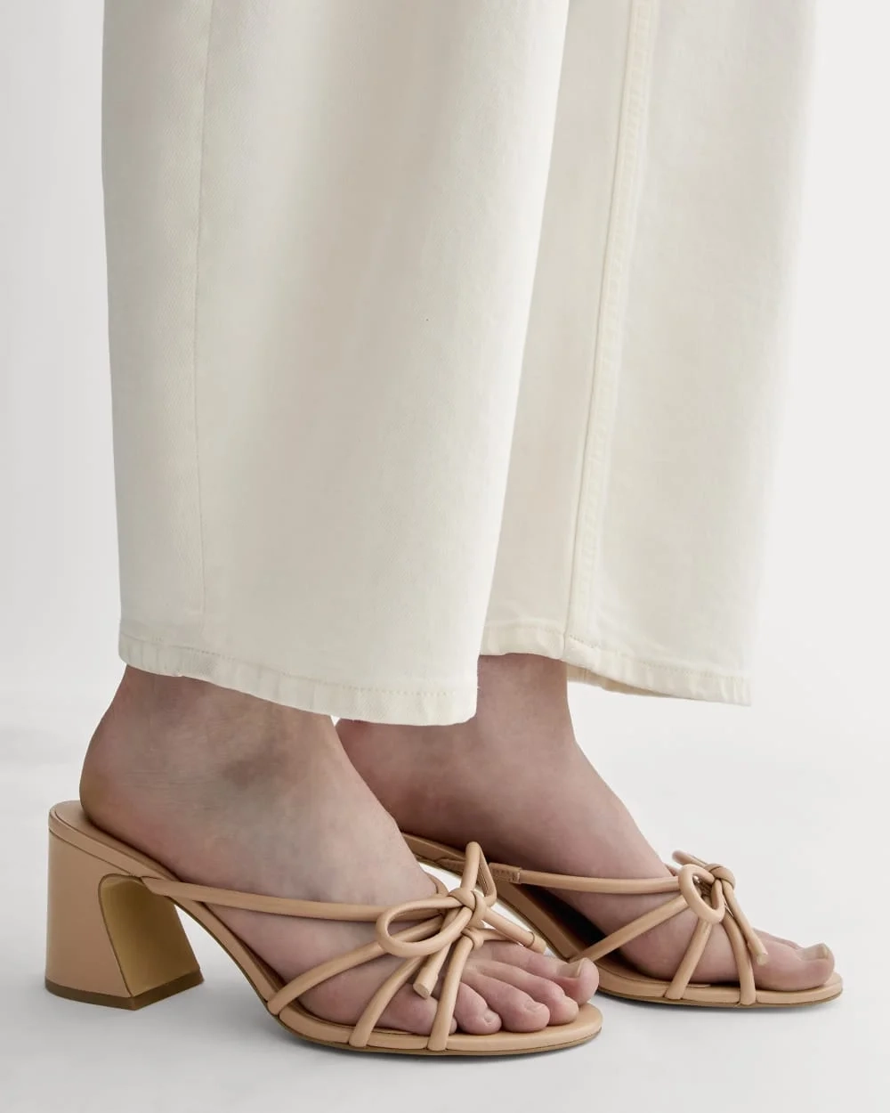 The Bow Heel | Blush Tan (2)