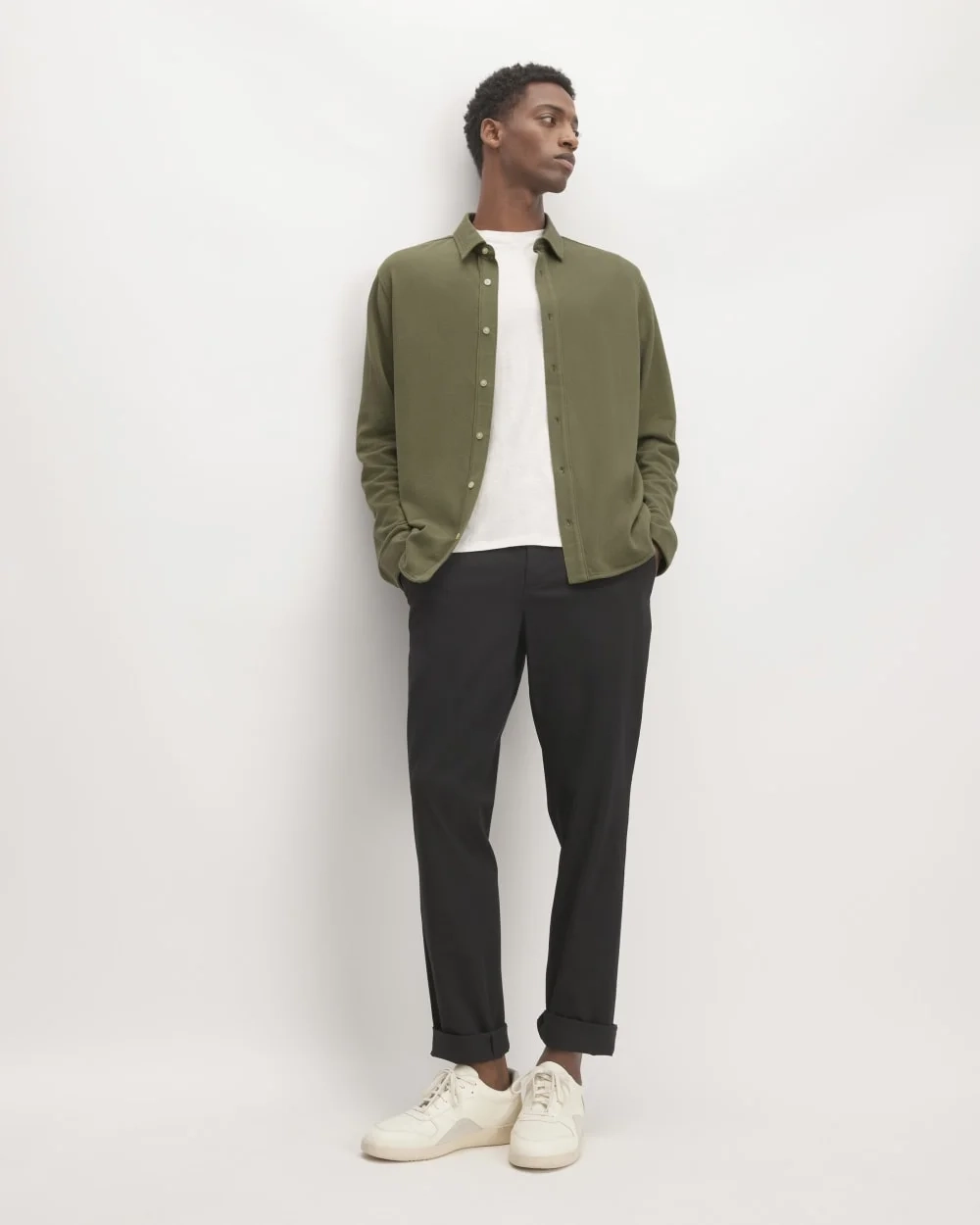 The Long-Sleeve Pique Shirt | Kalamata (2)