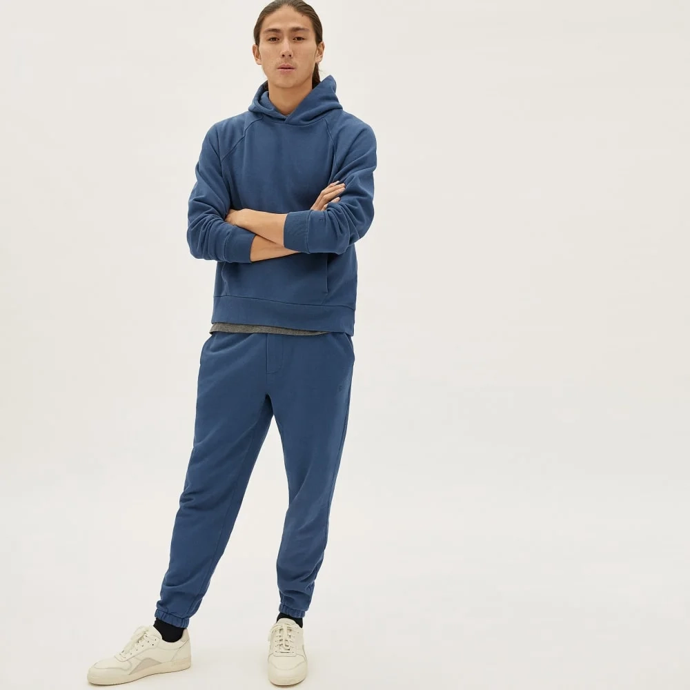 The Track Hoodie | Kingfisher Blue (2)