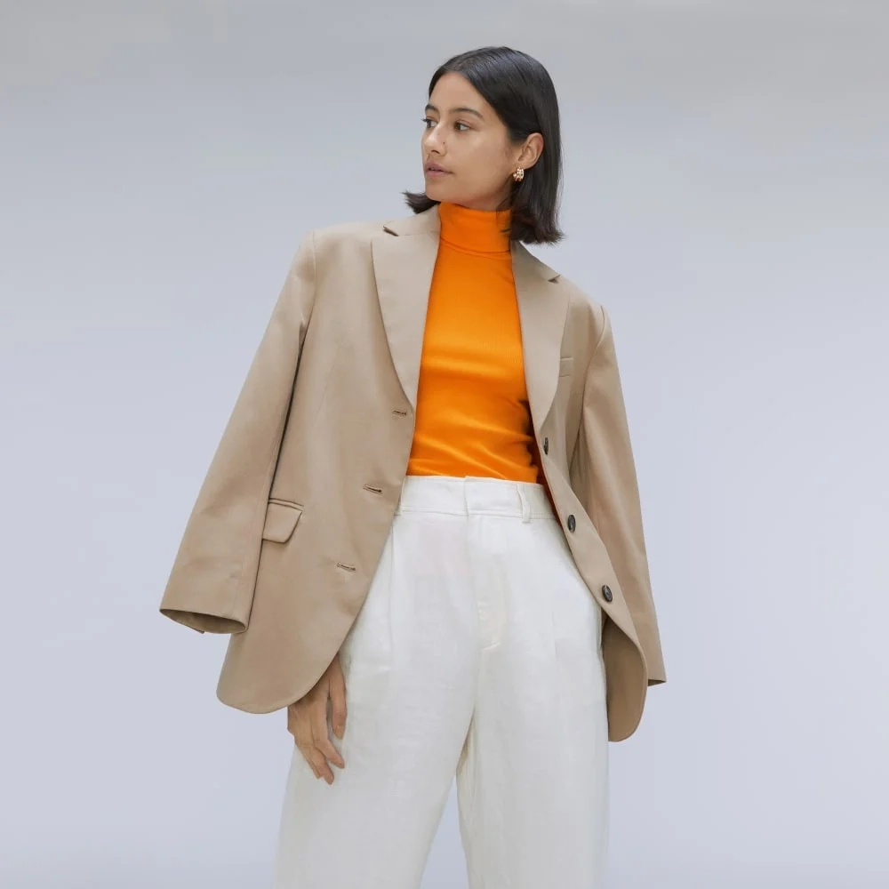 The Luxe Micro-Rib Turtleneck | Turmeric (2)