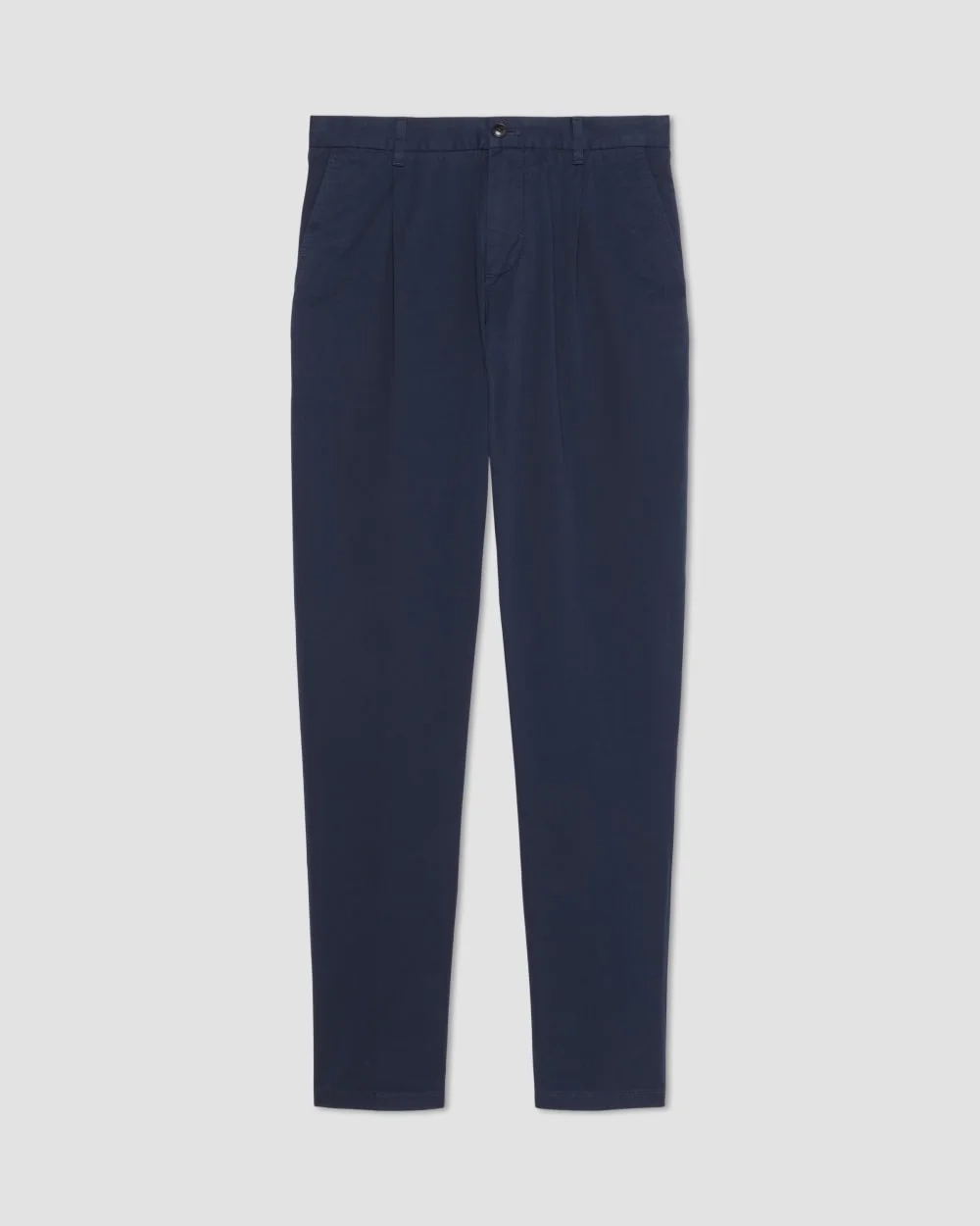 The Pleated Air Chino | Deep Navy (2)