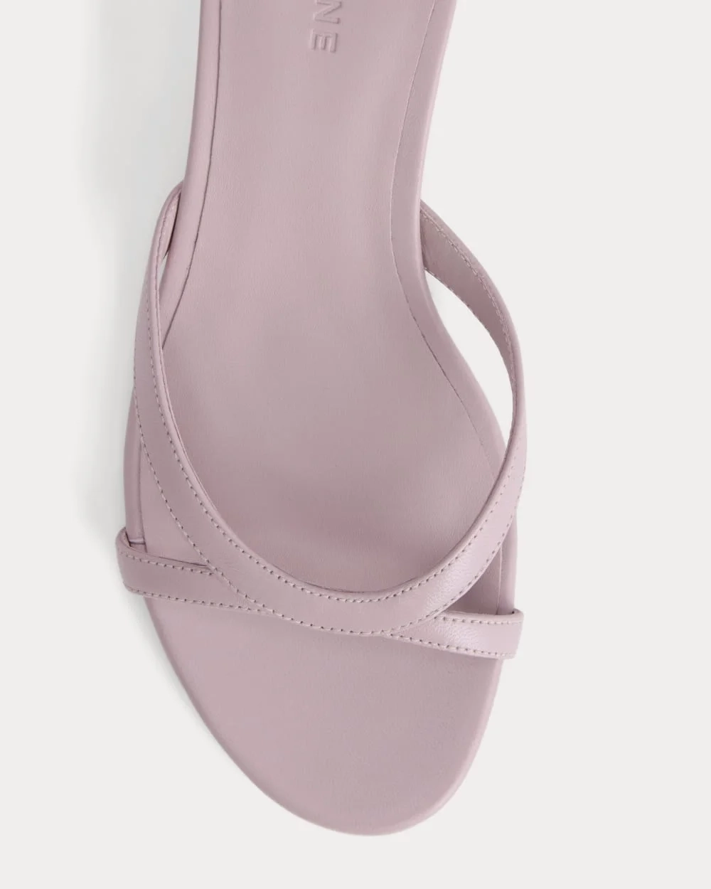 Sculpted Heel Sandal | Pale Mauve (2)