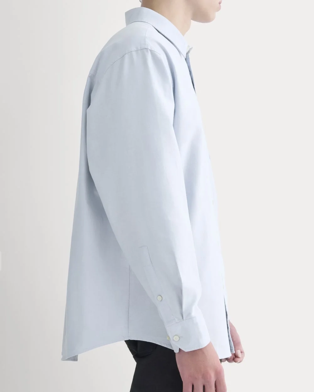Oversized Oxford Shirt | Light Blue (2)