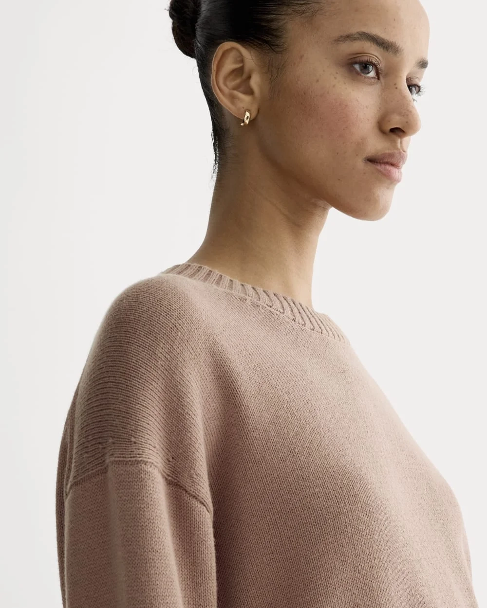 The Boxy Sweater in Everyday Cotton | Rose Dusk (2)