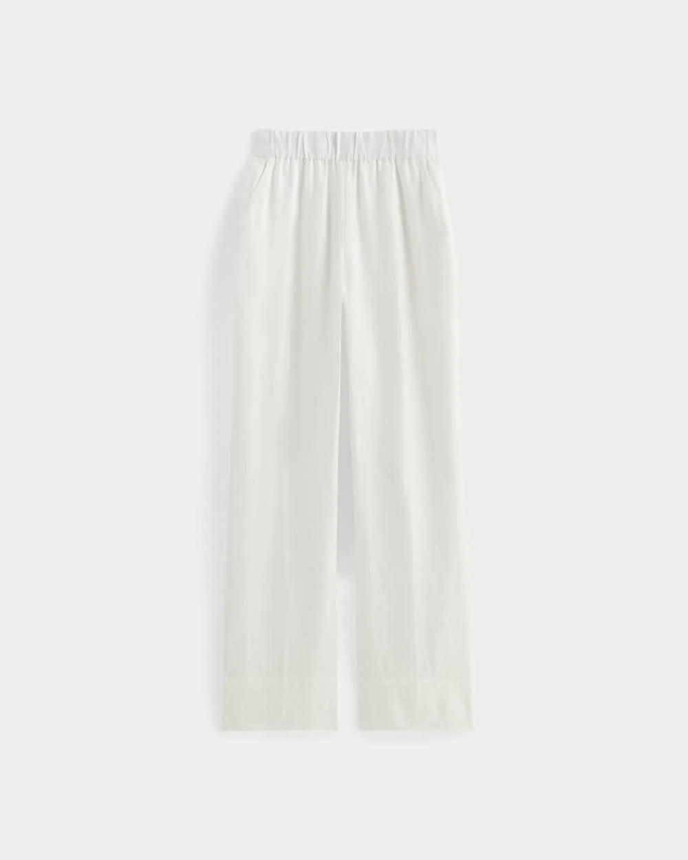 The Linen Easy Pant | White (2)