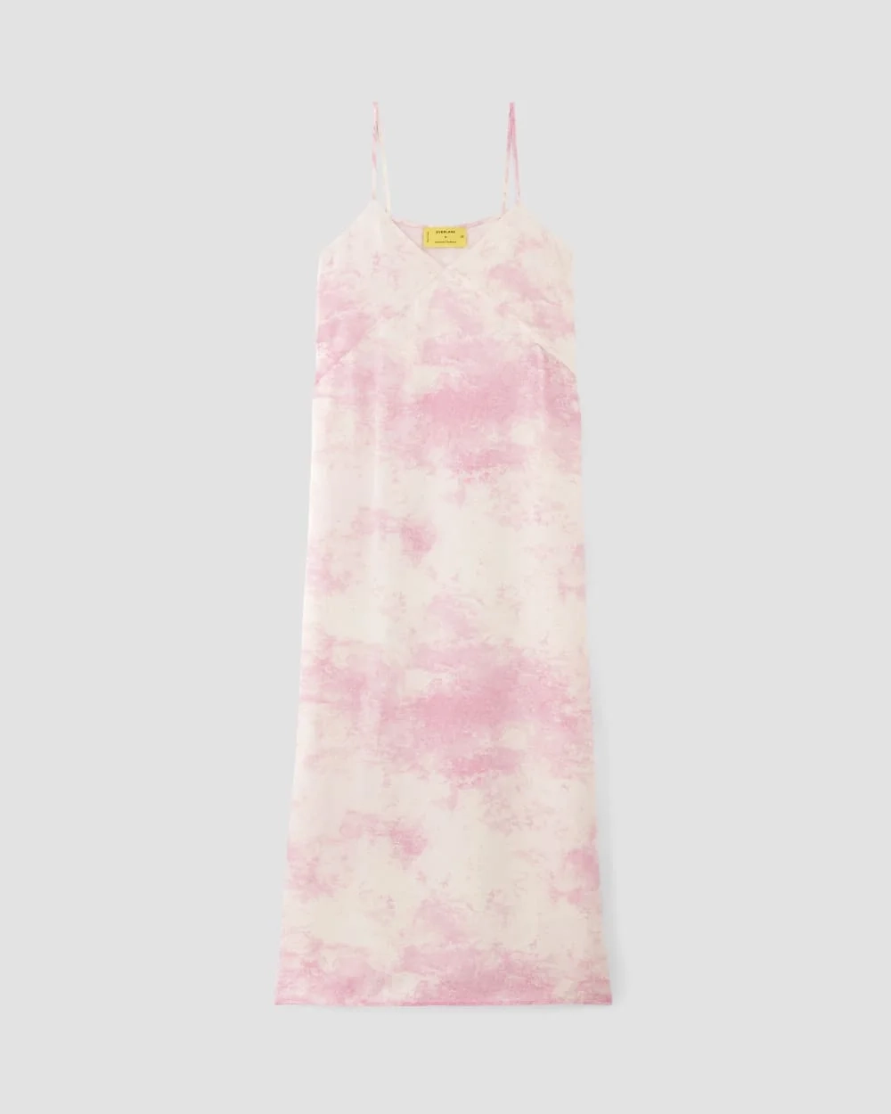 The Everlane x Marques' Almeida Satin Tie-Dye Dress | Pink Tie-Dye (2)