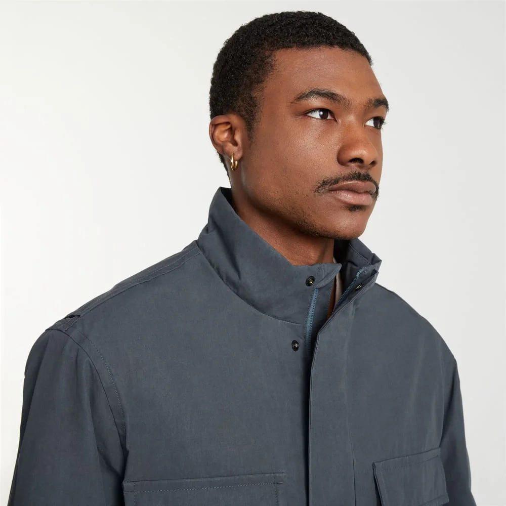 The Waxed Cotton Jacket | Slate (2)