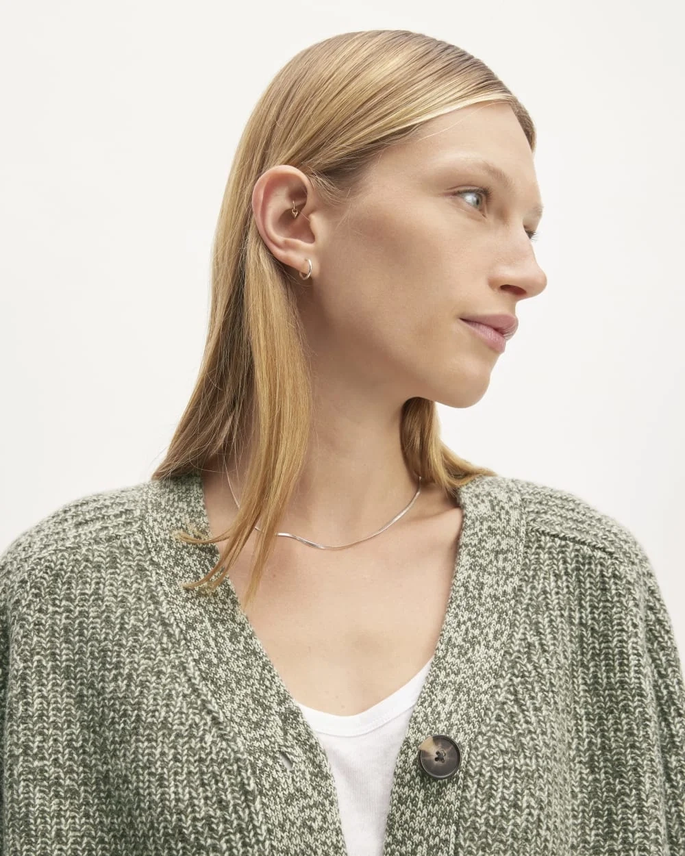 The Felted Merino Cardigan | Seafoam Green / Kambaba Twist (2)