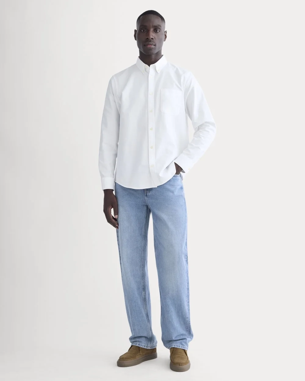 The Slim Oxford Shirt | White | Standard (2)