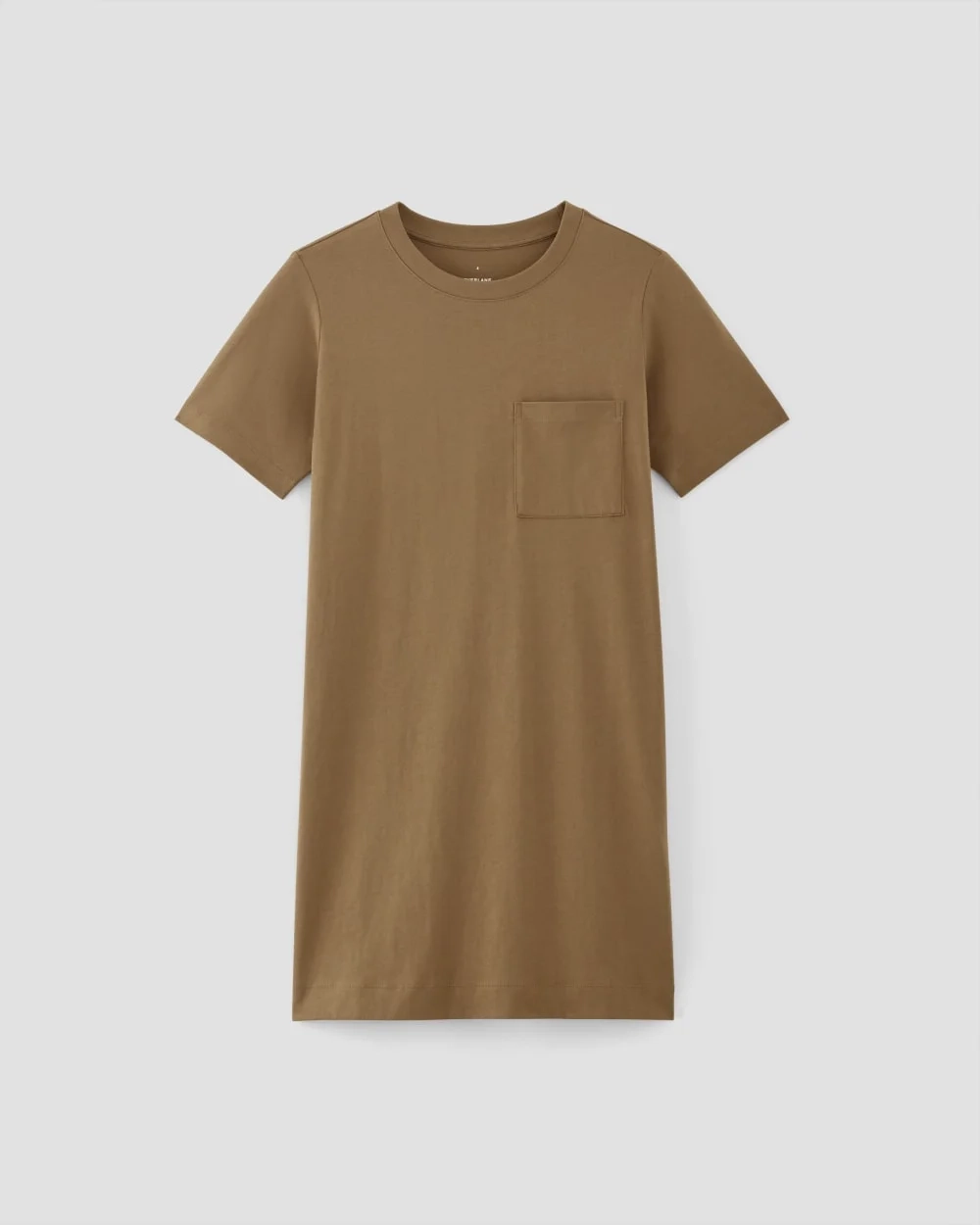 The Organic Cotton Weekend Tee Dress | Toasted Coconut (2)