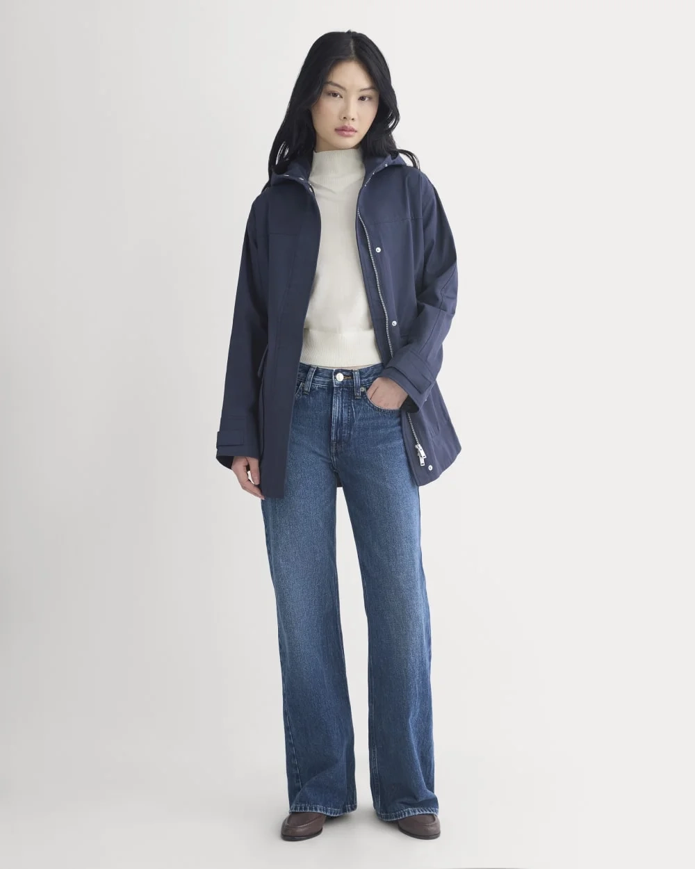 Hooded Field Jacket | Navy (2)