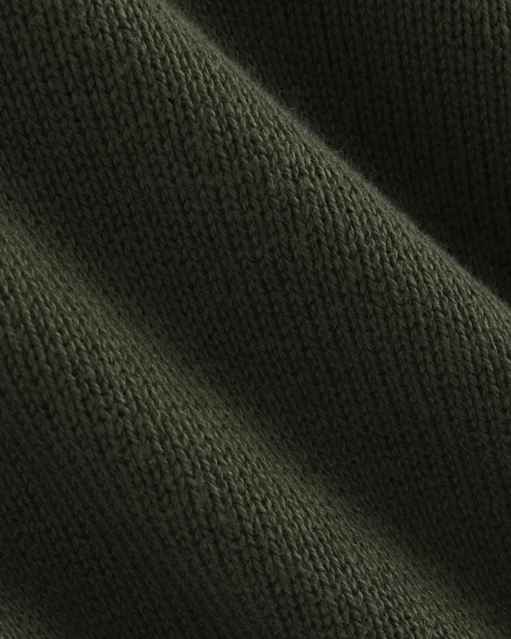 The Boxy Sweater in Everyday Cotton | Dark Green (2)