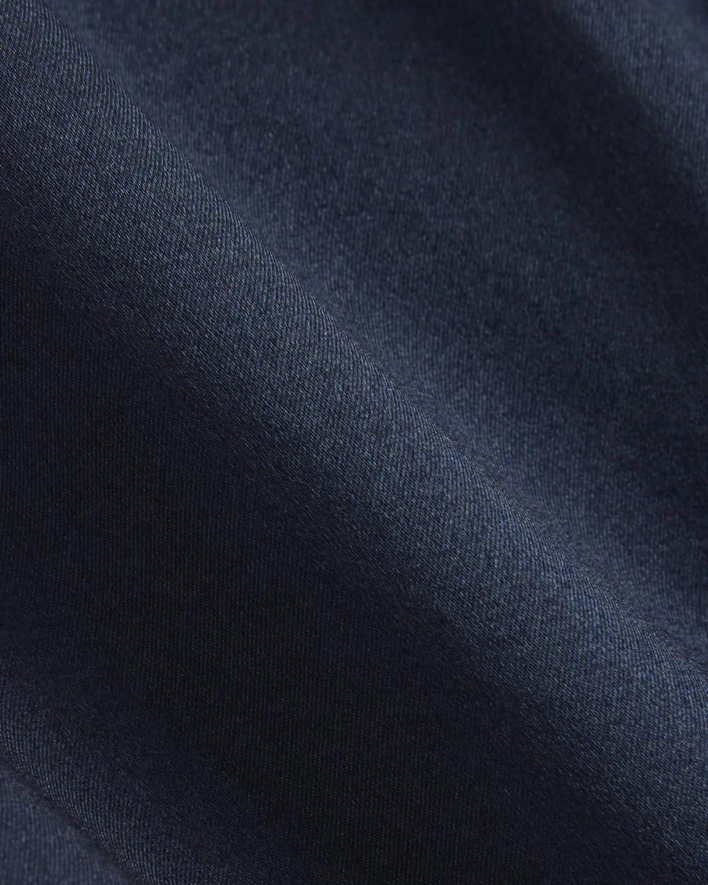 Wrap Top in Silk Charmeuse | Navy (3)