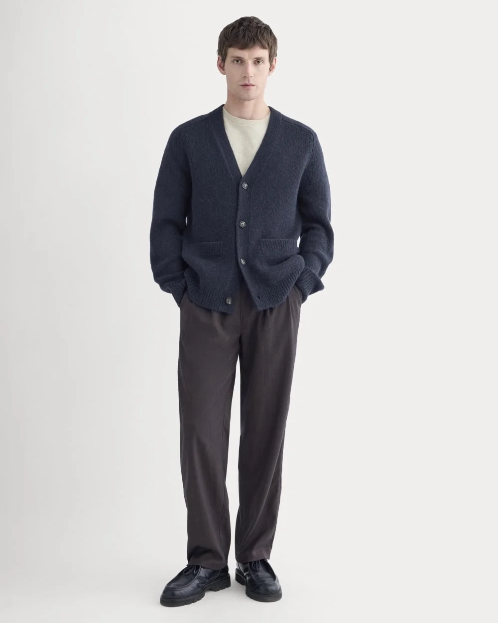 The Cloud Relaxed Cardigan | Navy (3)