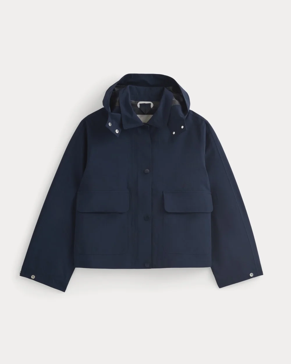 Re:Cycled Nylon Barrel Jacket | Deep Navy (2)