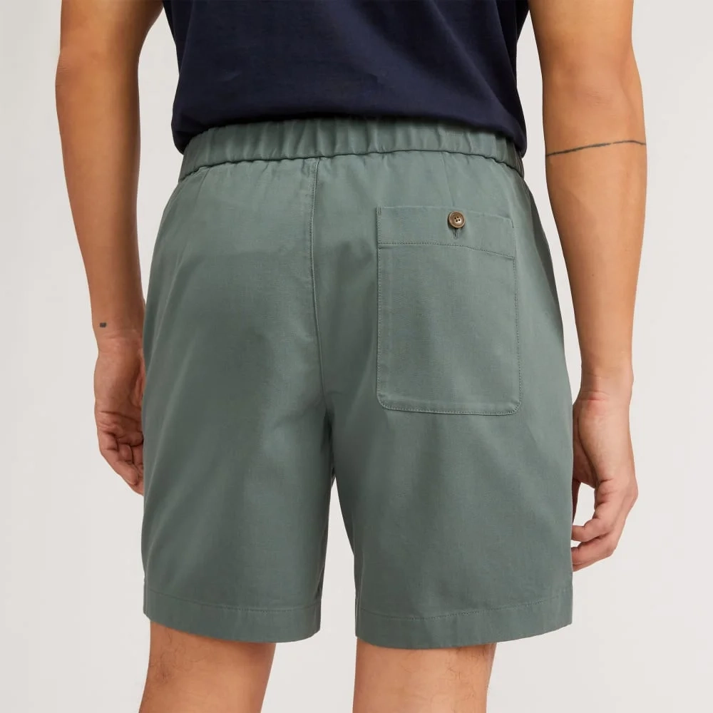 The Pull-On Performance Chino Short | Green Balsam (2)