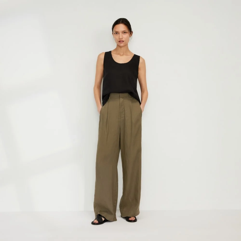 The Scoop Tank in Linen | Black (3)
