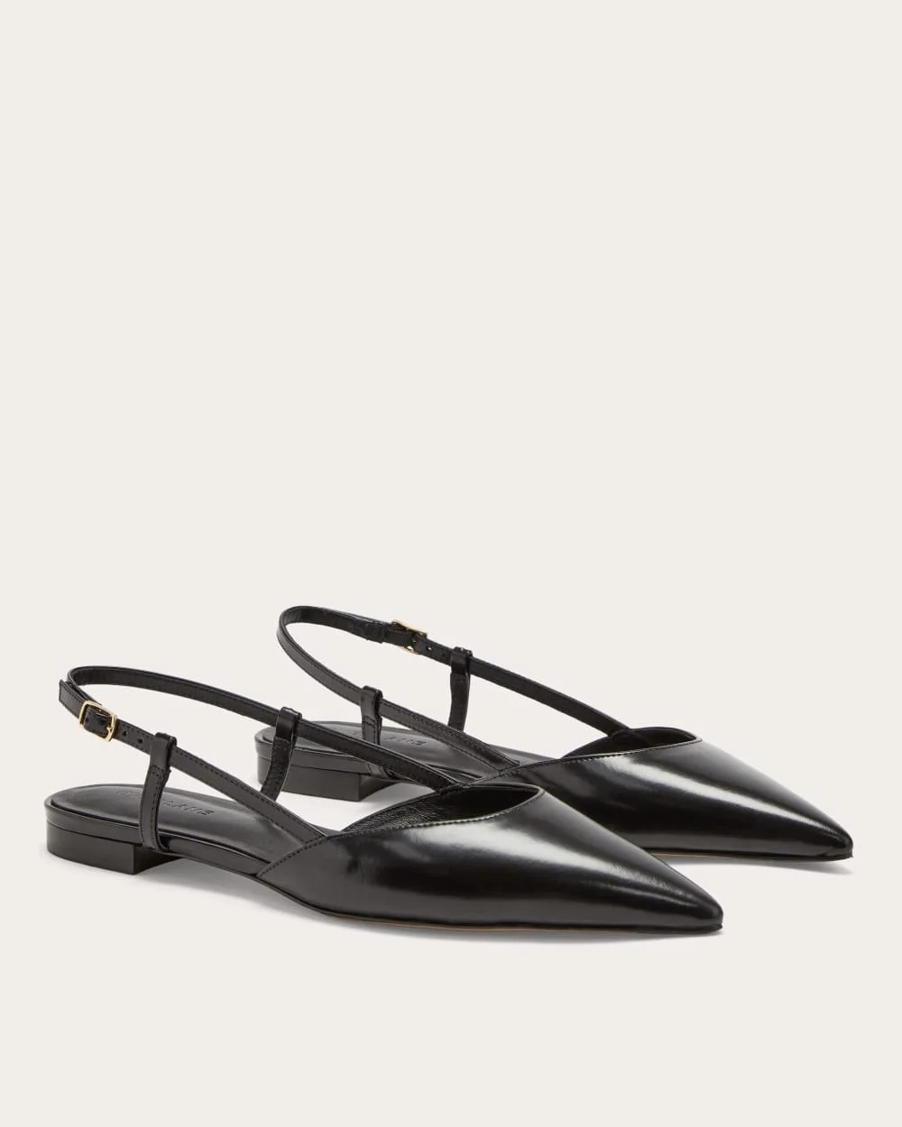 The Studio Slingback Flat | Black (2)