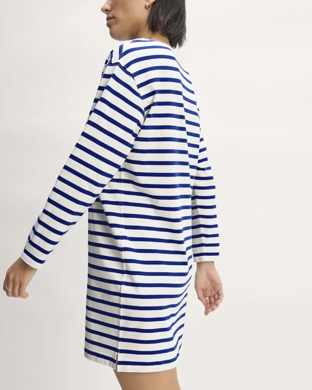 The Mariner Dress | Bone / Mazarine Blue (2)