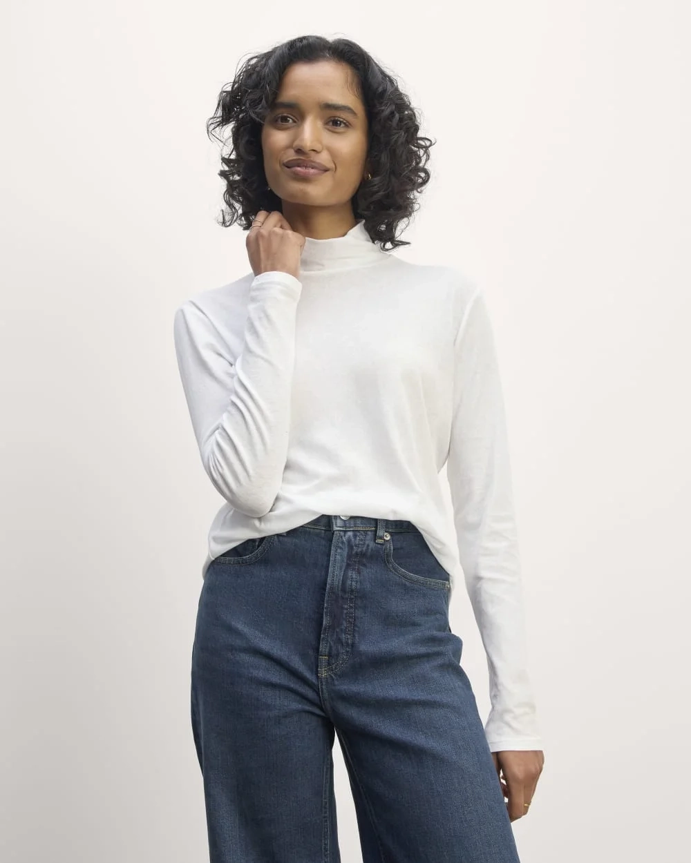 The Air Turtleneck | White