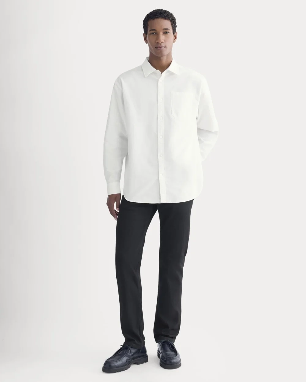 Oversized Oxford Shirt | White (2)