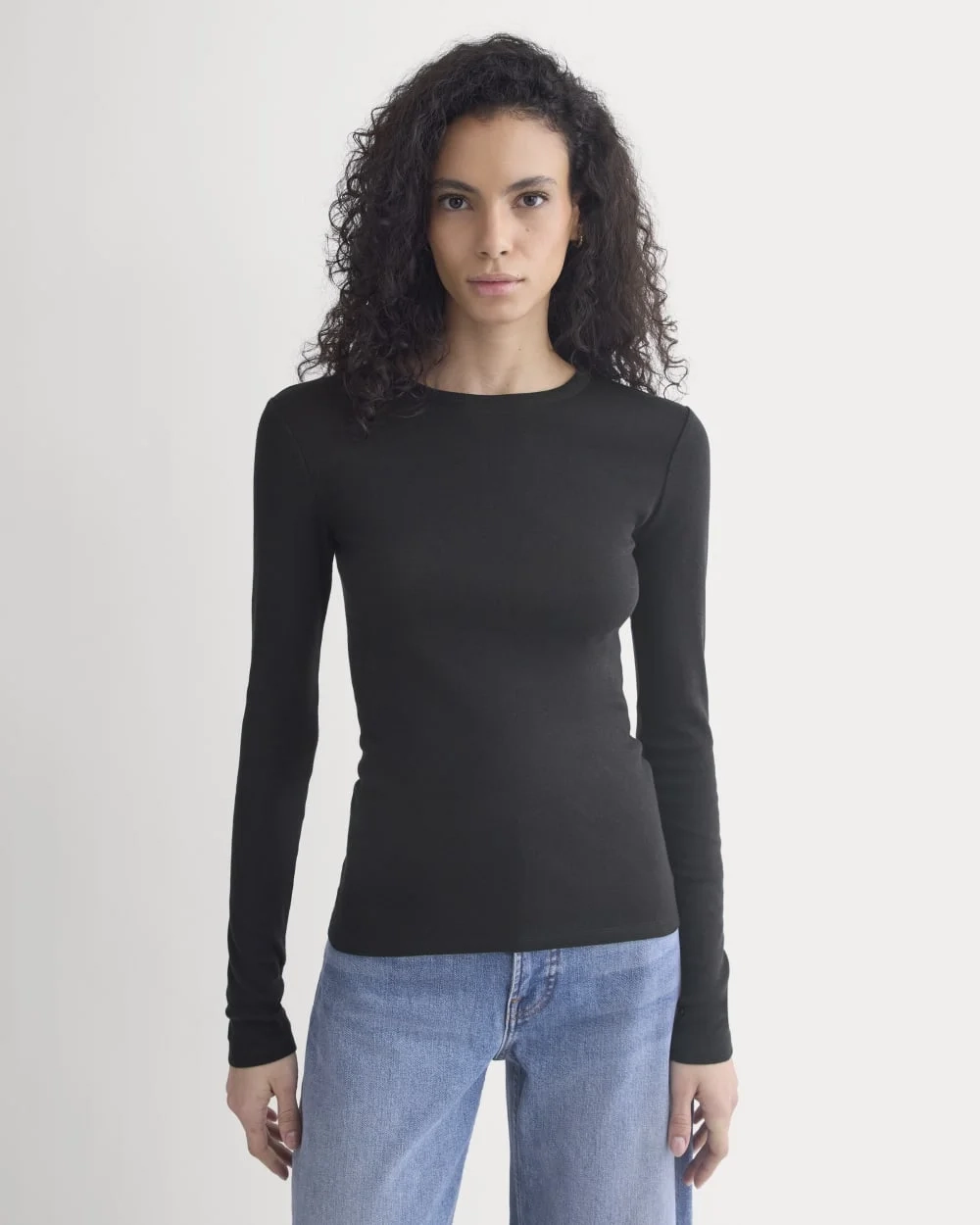 Tissue Long-Sleeve Crew | Black (3)