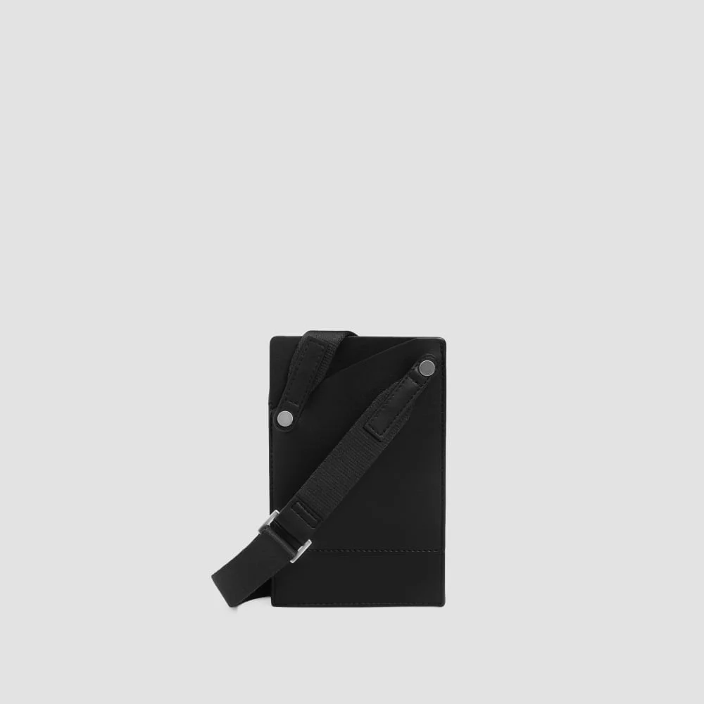The Cactus Leather Mini Sling Bag | Black (2)