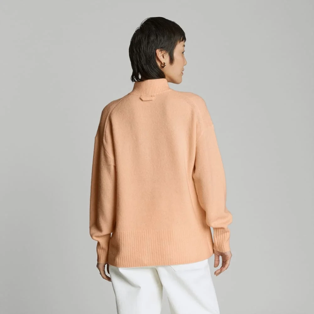 The Cozy-Stretch Pullover | Apricot (2)