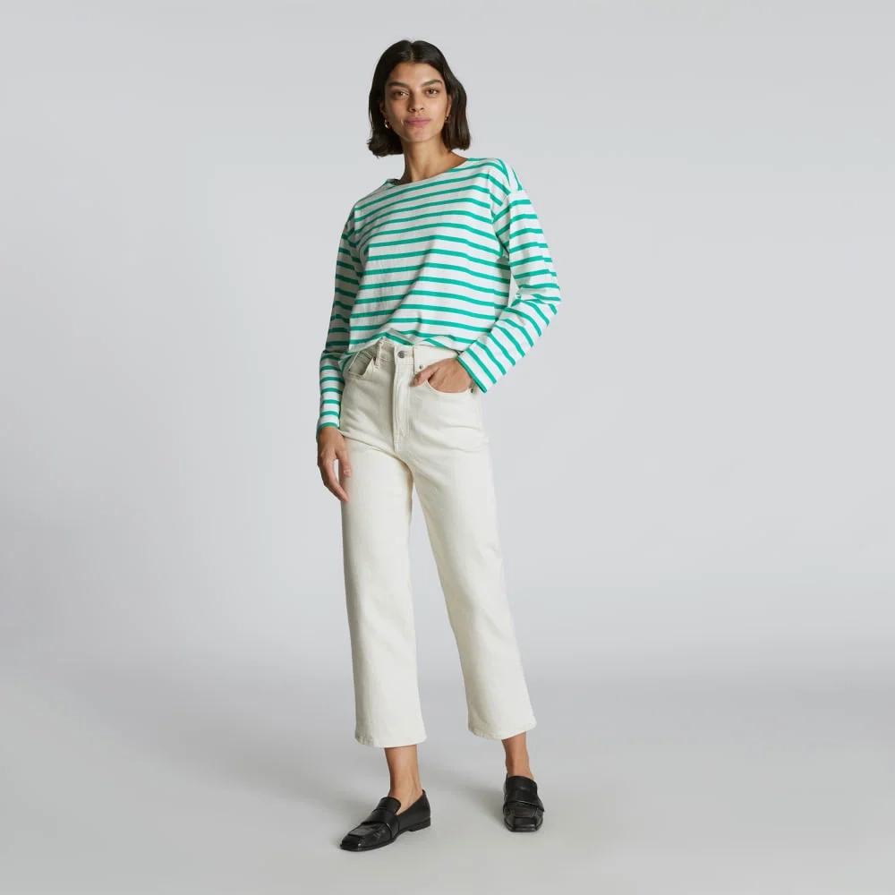 The Mariner Tee | Bright Jade / Canvas Tan (2)