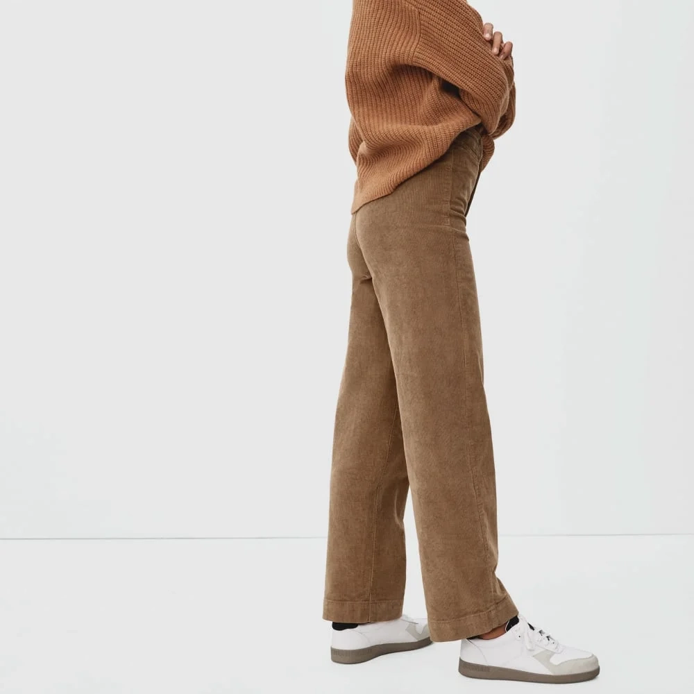 The Corduroy Wide-Leg Pant | Toasted Coconut (3)