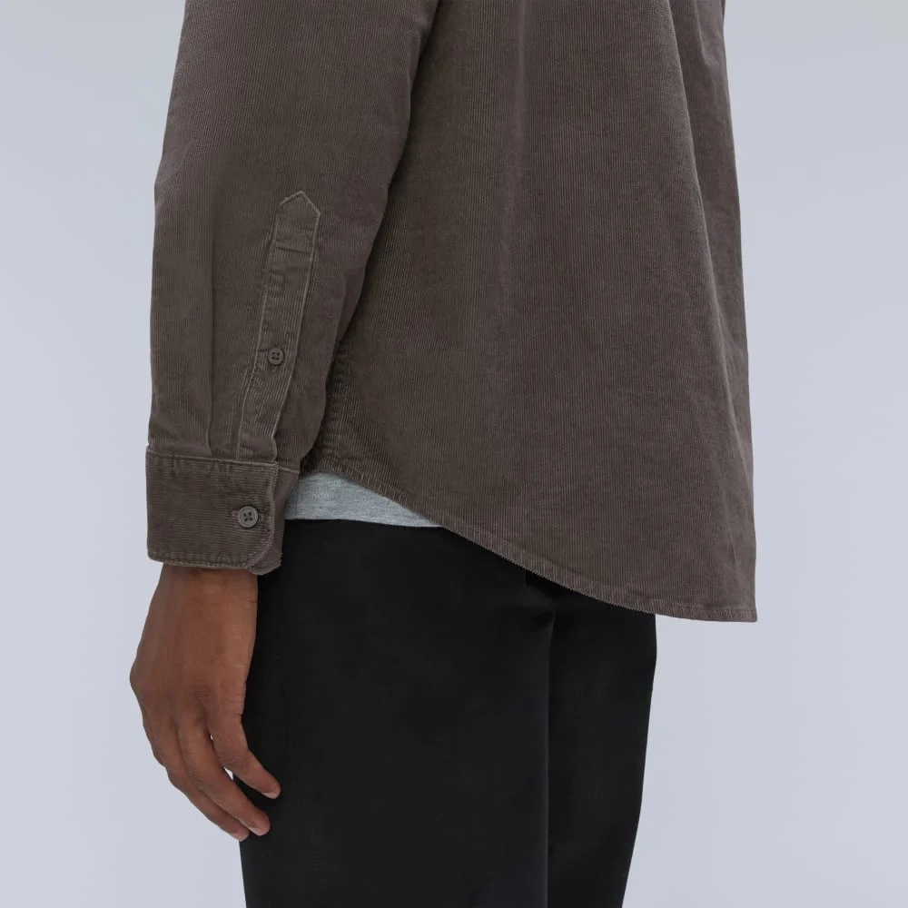 The Relaxed Corduroy Shirt  | Pewter (2)
