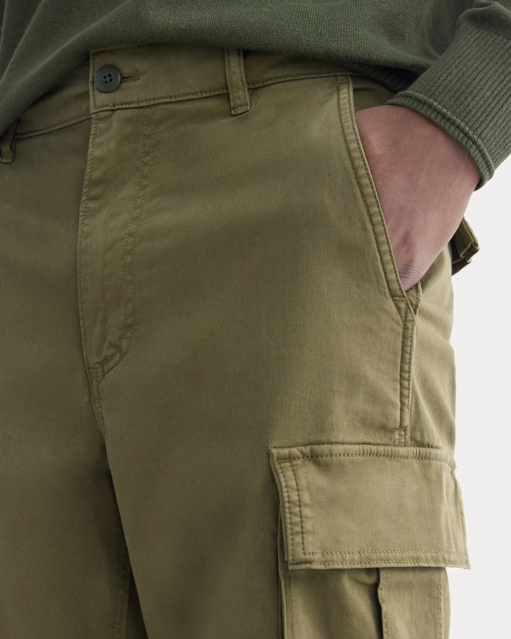 '90s Baggy Cargo Pant | Olive (2)