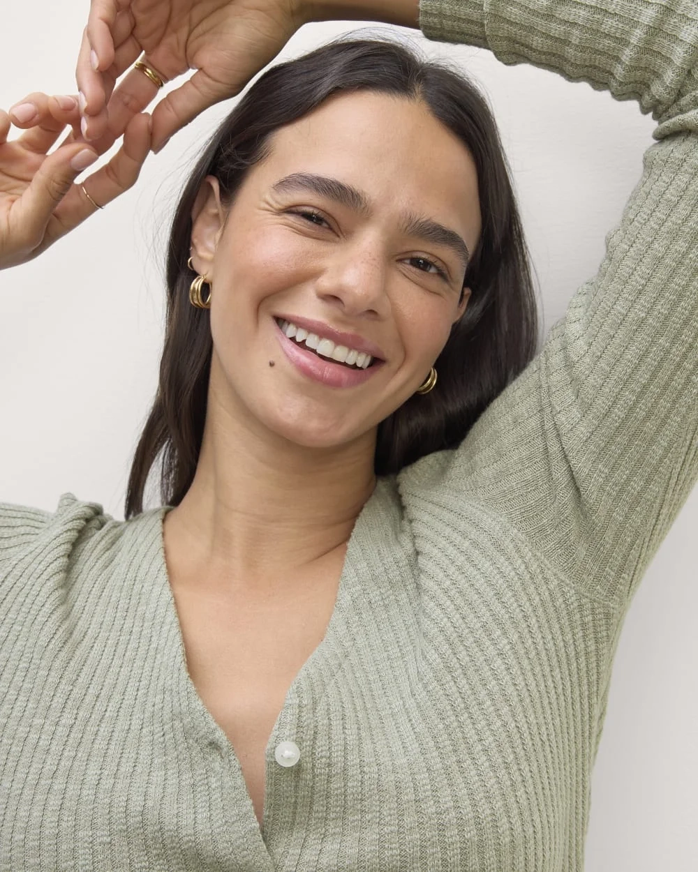 The Cozy Rib Cardigan | Sage Green (2)