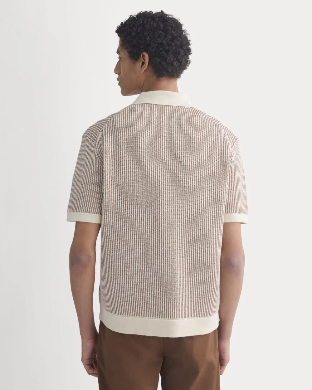 Button-Down Resort Polo | Birch/Brown (2)
